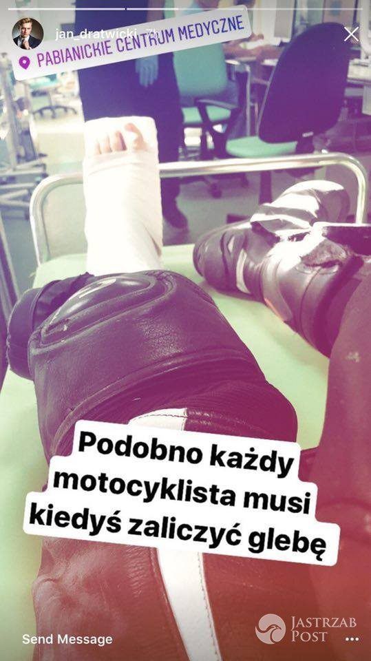 Mister Polski Jan Dratwicki miał wypadek