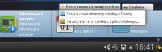 Dodawanie elementu interfejsu ć.d.
