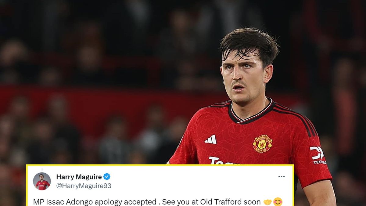 Harry Maguire i jego wpis w portalu X