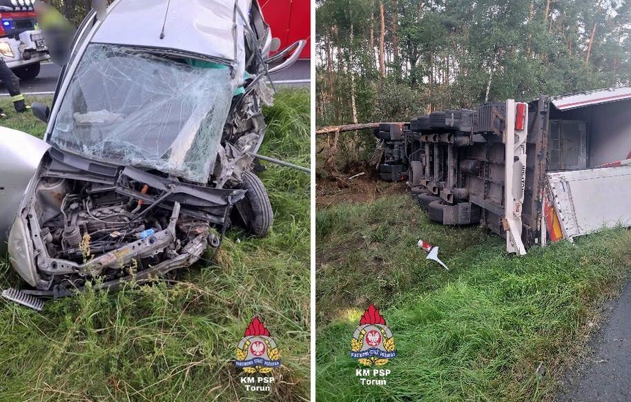 Cierpice: Tragiczny wypadek na DK10. Jedna ofiara śmiertelna