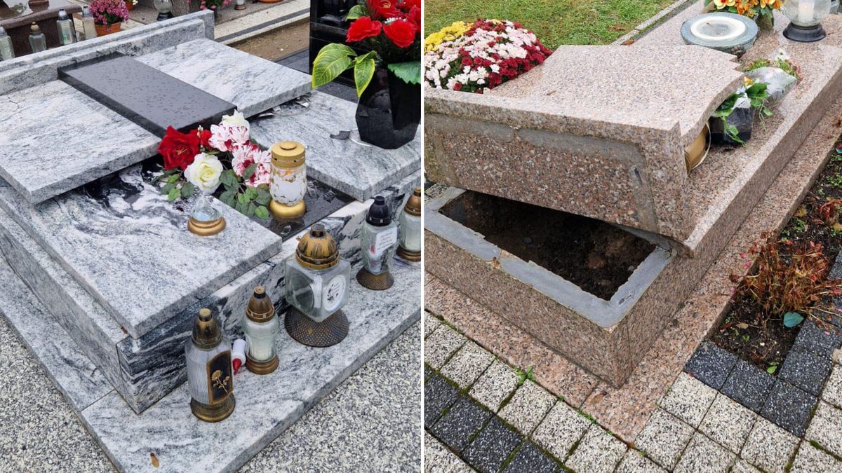 Wandale uszkodzili około 50 nagrobków w Krośnie Odrzańskim