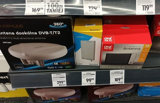 80 proc. gospodarstw domowych w Europie w zasięgu emisji naziemnych w DVB-T2