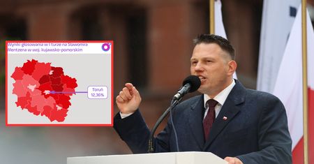 To wynik Mentzena w Toruniu. "W tym klimacie nie ma szans"