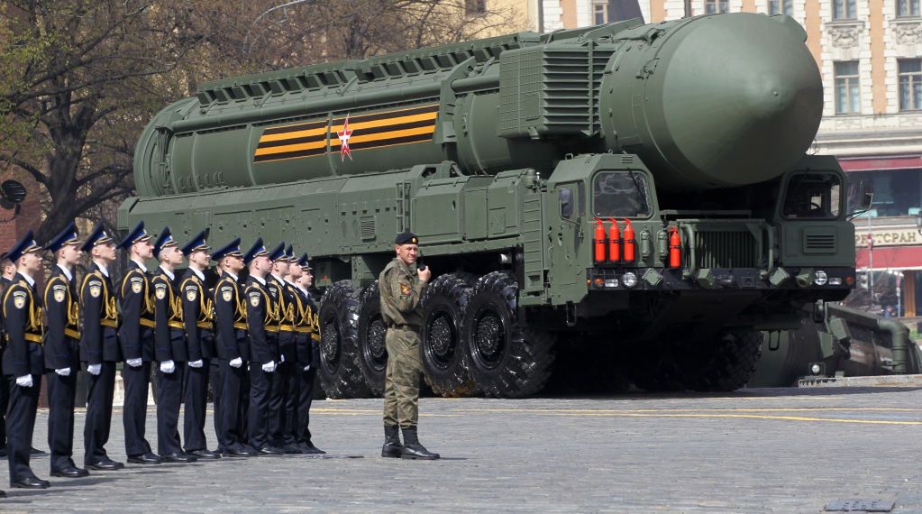 Międzykontynentalna rakieta balistyczna na Paradzie Zwycięstwa w Moskwie