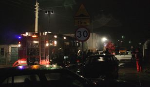 Gróźny pożar warsztatu