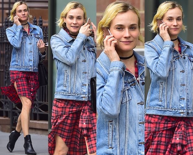 #TRENDY: Diane Kruger w rockowej stylizacji