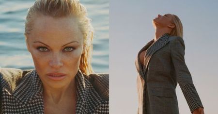 Przejęta Pamela w "filmowej" sesji