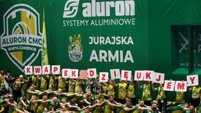 PlusLiga: kibice i cheerleaderki podczas meczu Aluron CMC Warta Zawiercie - Grupa Azoty ZAKSA Kędzierzyn-Koźle (galeria)
