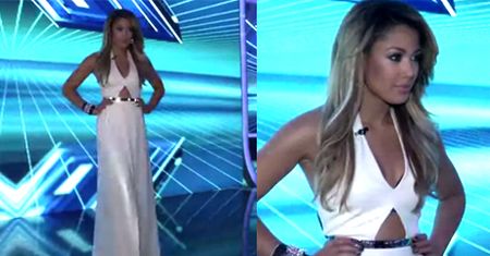 Kazadi w białej sukni w finale "X Factor"!