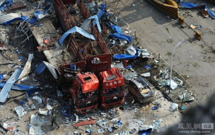 Jak wygląda miasto po wybuchu 70 ton dynamitu? 8