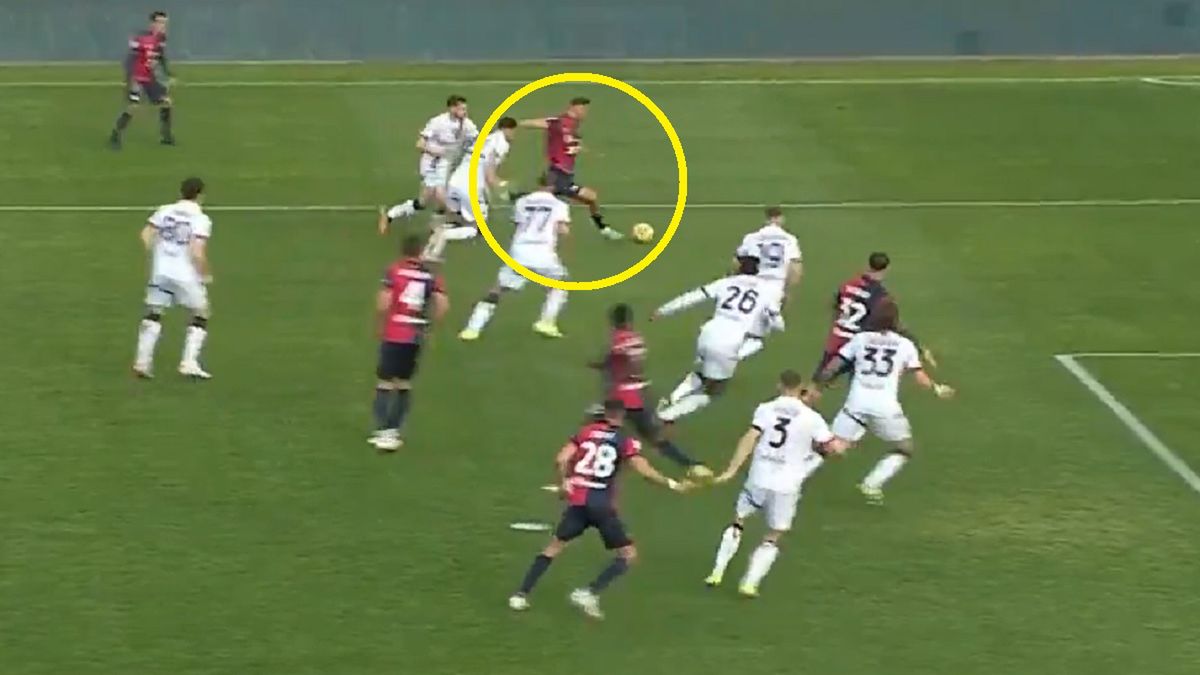 Twitter / Eleven Sports / Na zdjęciu: zagranie Wieteski