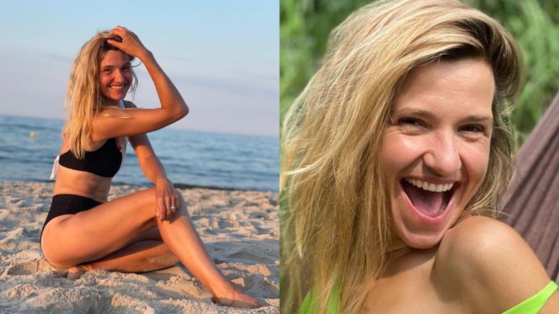 Joanna Koroniewska wypoczywa nad Bałtykiem