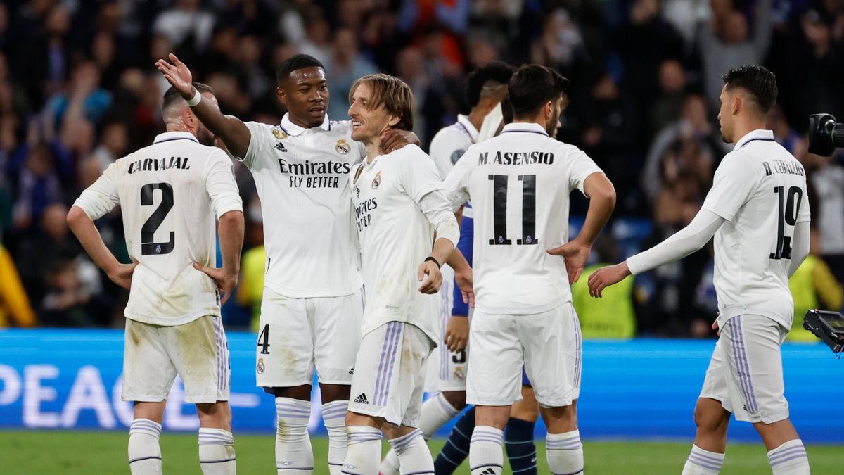 PAP/EPA / JUANJO MARTIN  / Na zdjęciu: piłkarze Realu Madryt