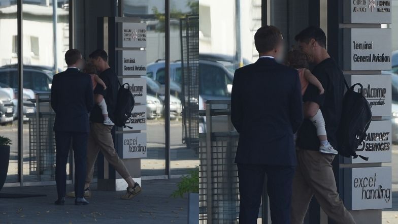 Robert Lewandowski z córkami, mamą i teściową