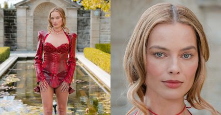 Margot Robbie promuje "Wichrowe wzgórza" w ultrakrótkiej kreacji. Klasa? (ZDJĘCIA)