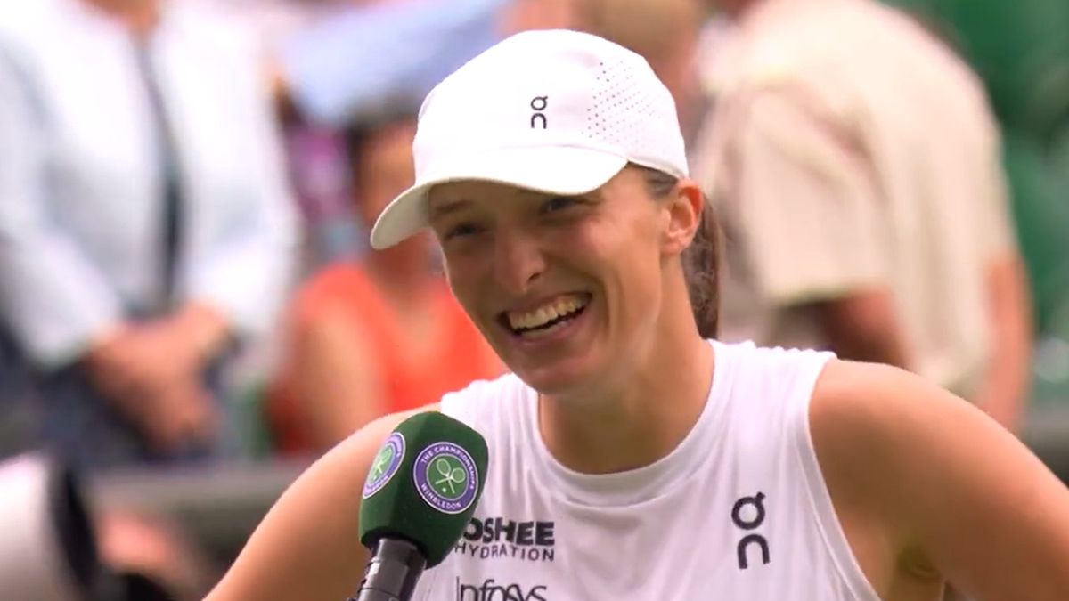 Twitter / Wimbledon / Na zdjęciu: Iga Świątek