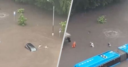 Moskwa pod wodą. "Megadeszcz" zalał stolicę Rosji
