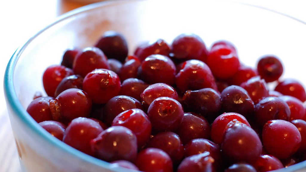 Czereśnie drylowane w puszce w ciężkim syropie, odsączone