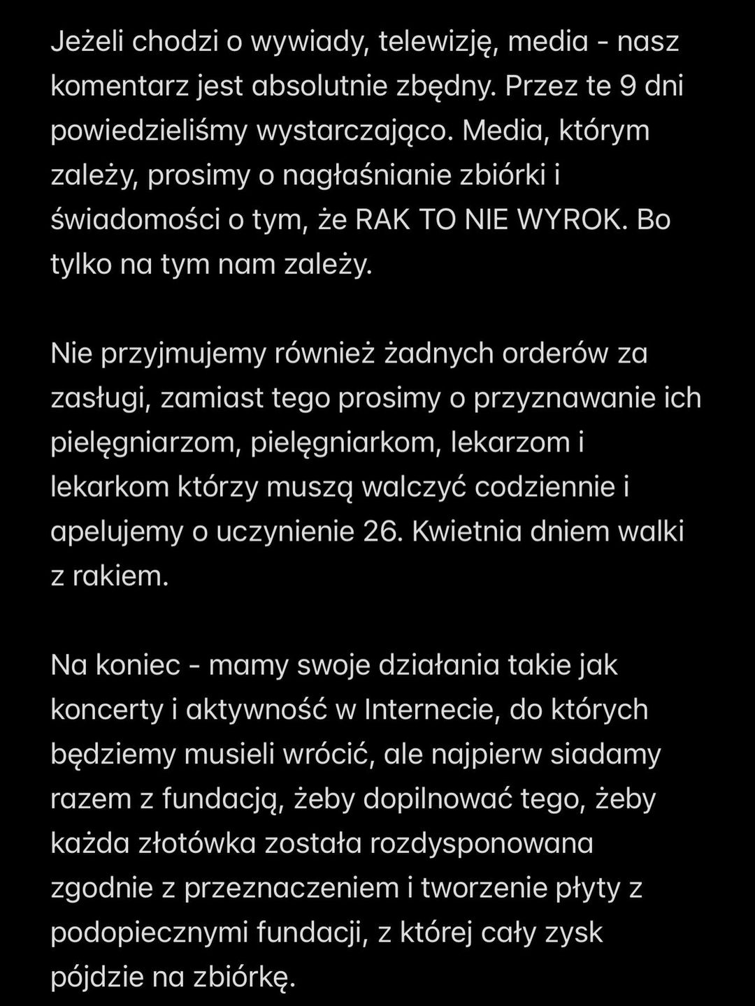 Bedoes i Łatwogang wydali oświadczenie