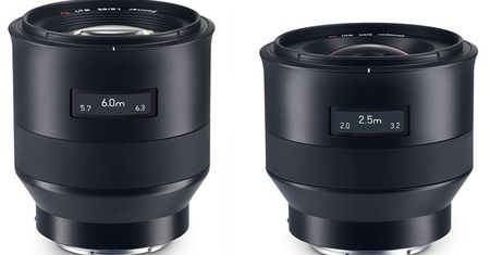 Zeiss Batis 25 mm f/2.0 i 85 mm f1.8 - stałki z autofokusem i wyświetlaczem OLED do Sony E