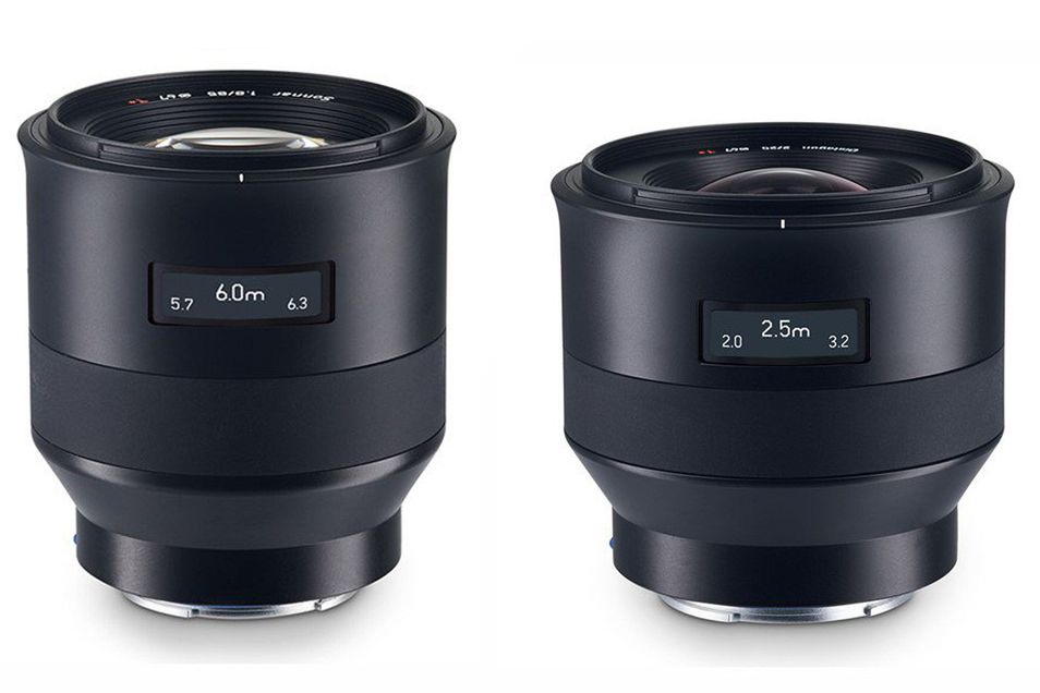 Zeiss Batis 25 mm f/2.0 i 85 mm f1.8 - stałki z autofokusem i wyświetlaczem OLED do Sony E 1