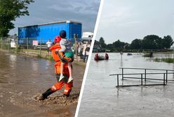 Ulewa odcięła drogę do przedszkola. Ewakuowano 40 dzieci