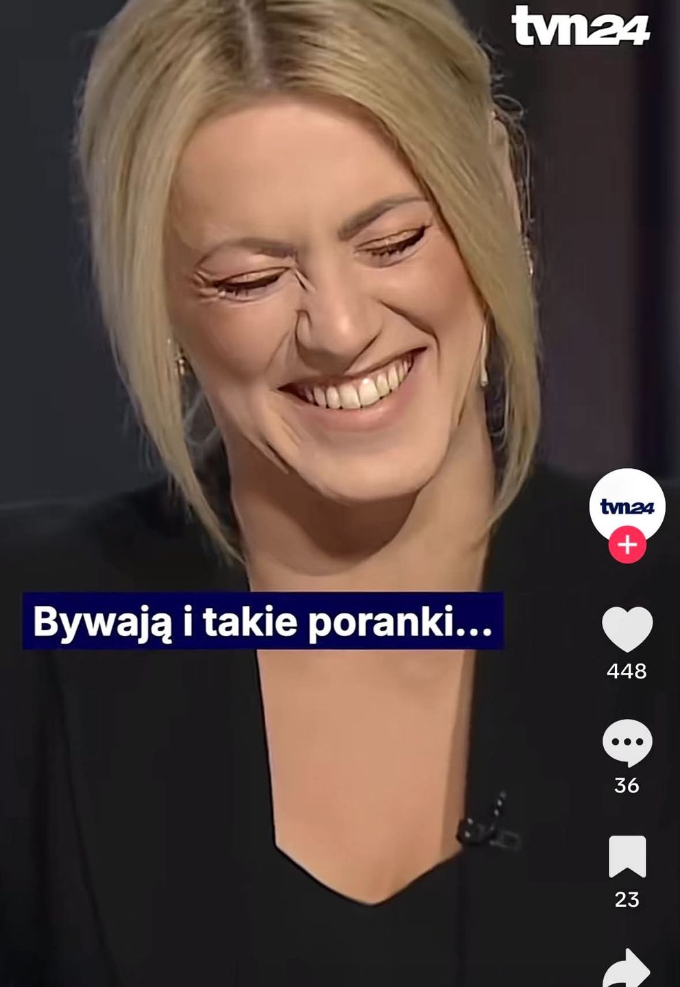 Justyna Kosela wybuchła śmiechem w programie na żywo