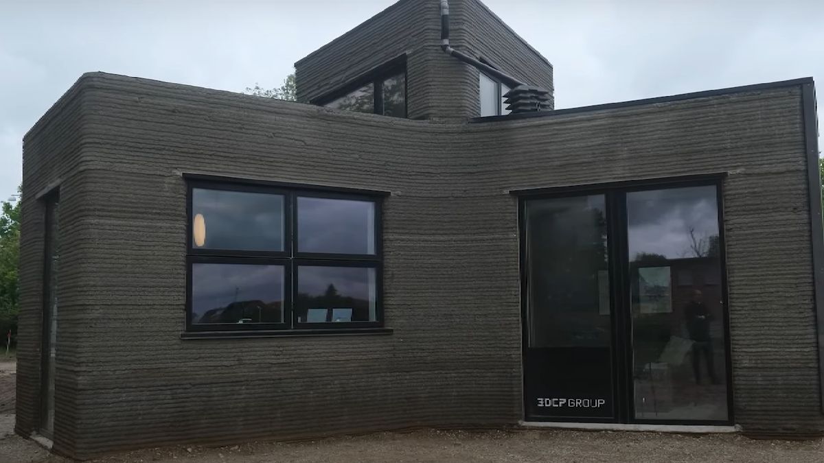 Duńska firma stworzyła domek dzięki wykorzystaniu drukarki 3D