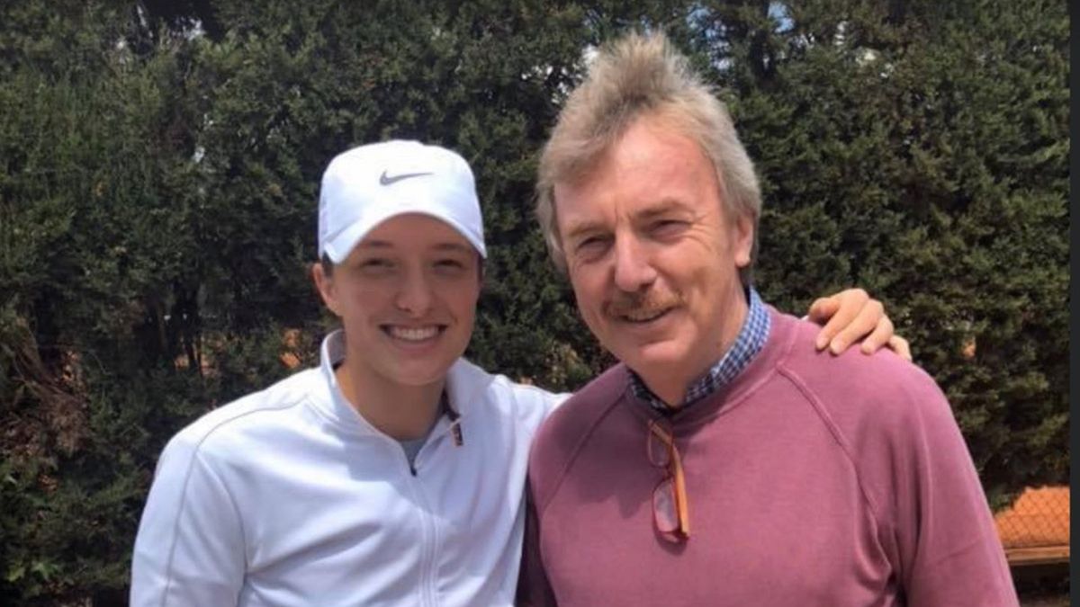 Twitter / BoniekZibi / Na zdjęciu: Iga Świątek i Zbigniew Boniek
