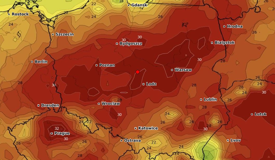 Upały nie ustąpią. Znamy prognozę na poniedziałek