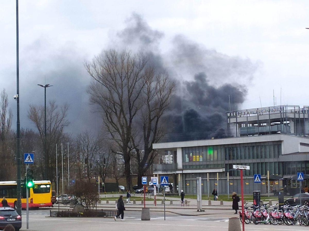 Pożar na warszawskiej Pradze Południe