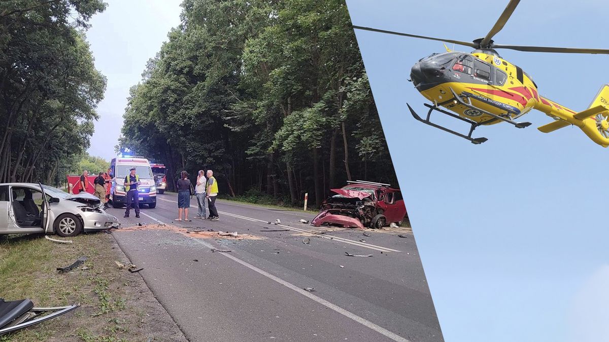 Tragedia pod Warszawą. W wypadku zginęła 1 osoba a 6 jest rannych