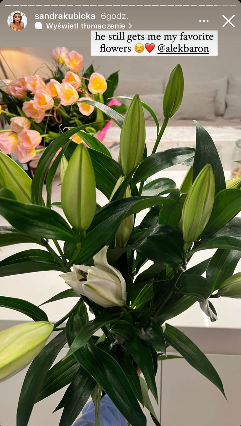 Co Sandra Kubicka dostała w prezencie od Barona?