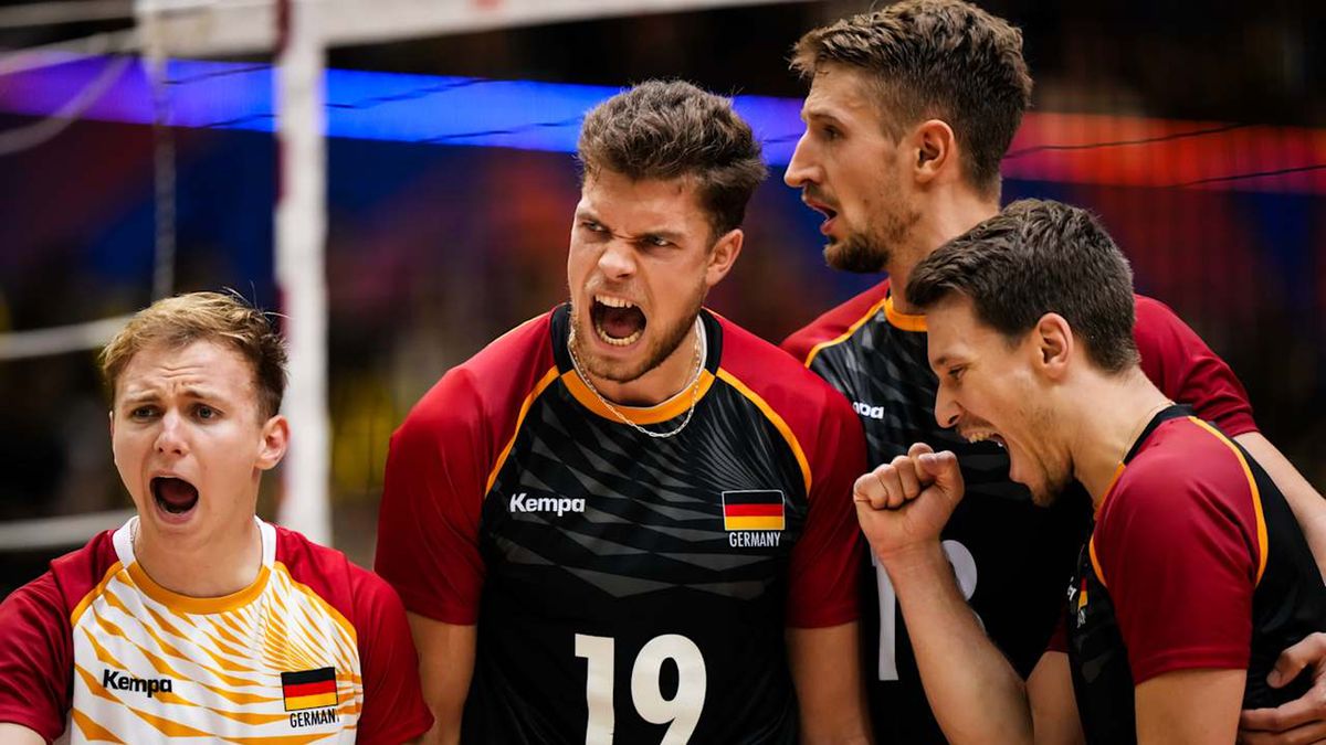 Materiały prasowe / Volleyball World / Na zdjęciu: siatkarze reprezentacji Niemiec
