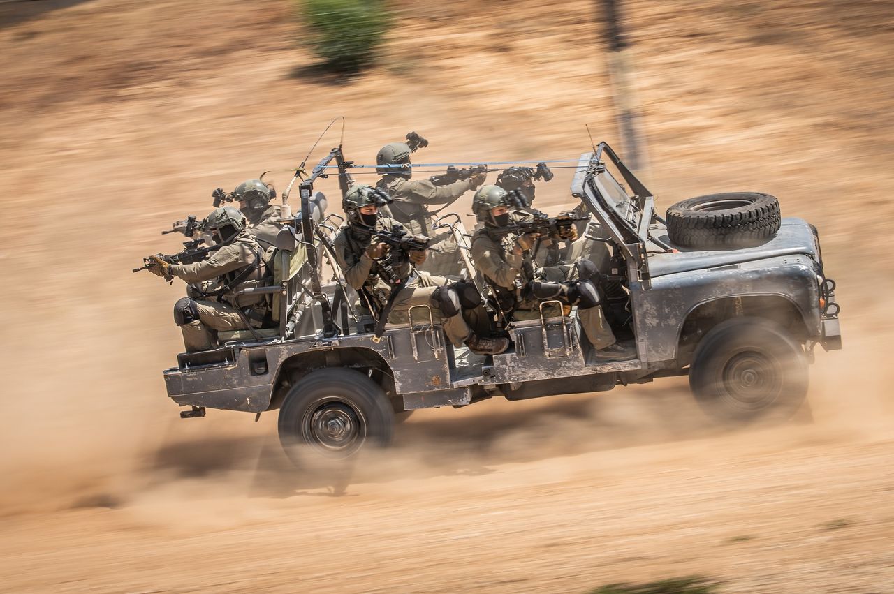 Soldiers from the Shaldag unit (contemporary photo)