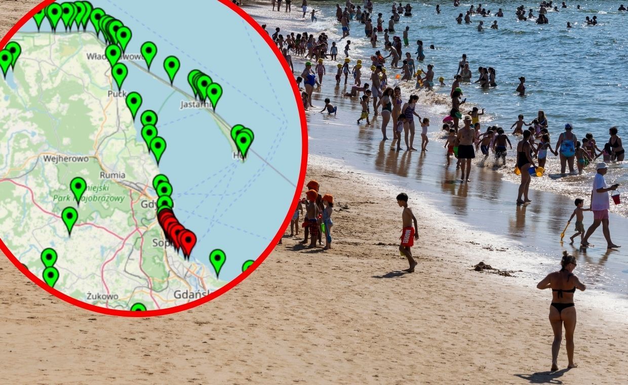 Fatalne wieści dla plażowiczów. Zamknięto ponad 40 kąpielisk