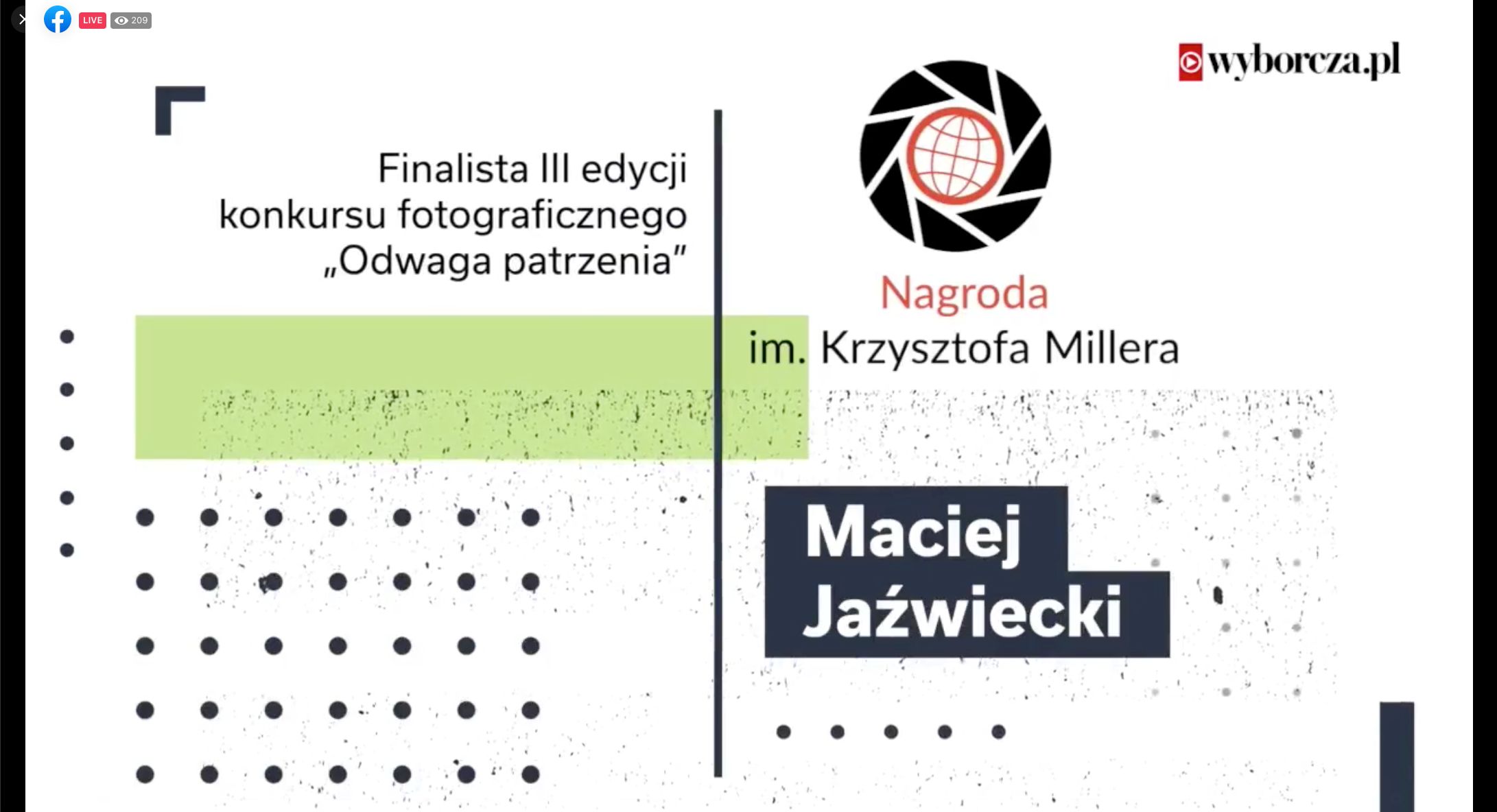 "Odwaga patrzenia”. Poznaliśmy zdobywcę nagrody im. Krzysztofa Millera 17