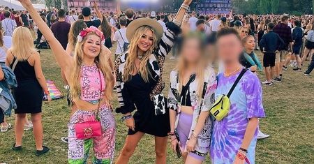 Magda Wójcik i Marcelina Zawadzka razem na festiwalu. Uwagę fanów zwrócił napis za nimi