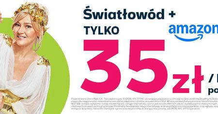 Internet, telewizja i Amazon Prime za 35 zł. Netia rusza z nową ofertą