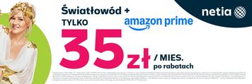 Internet, telewizja i Amazon Prime za 35 zł. Netia rusza z nową ofertą