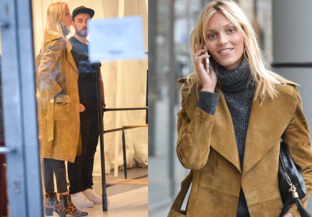 Anja Rubik na zakupach przed pokazem swojej kolekcji (ZDJĘCIA)