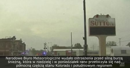 Burza śnieżna w Kolorado. Meteorolodzy ostrzegają!