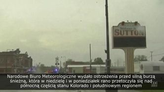 Burza śnieżna w Kolorado. Meteorolodzy ostrzegają!