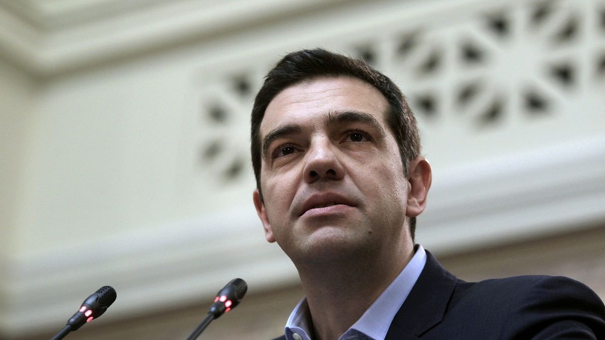 Na zdjęciu premier Grecji Aleksis Cipras