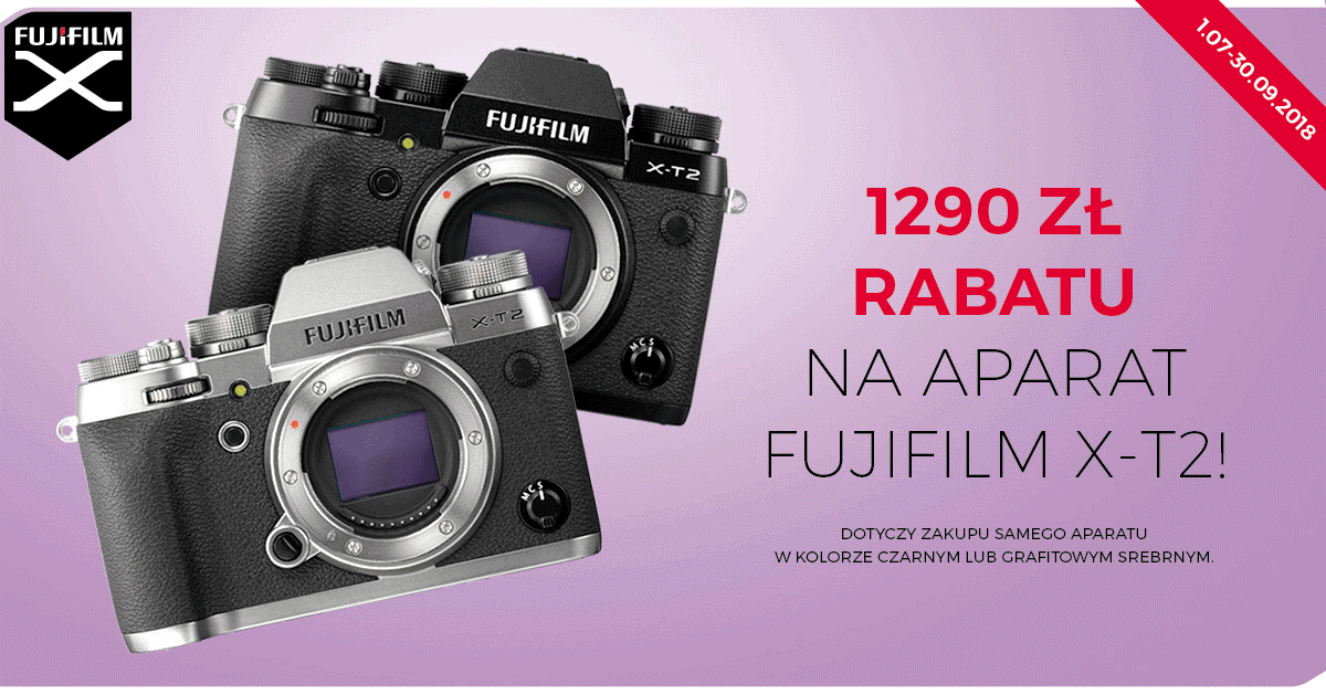 Bezlusterkowce Fujifilm taniej do końca września 2