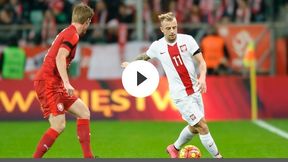 Polska – Czechy: kibic rzucił szalikiem, a Grosicki...