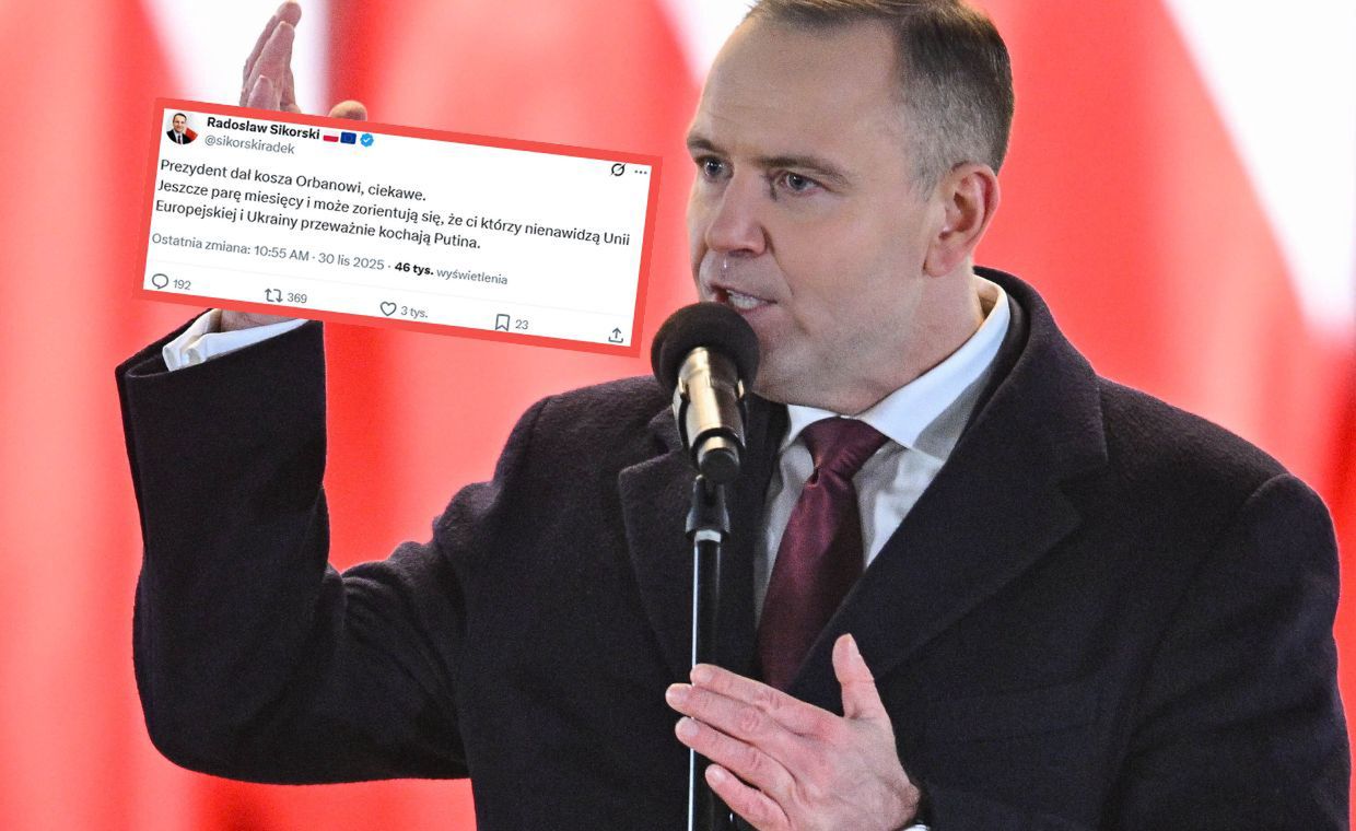 Sikorski reaguje na ruch prezydenta. "Może zorientują się"