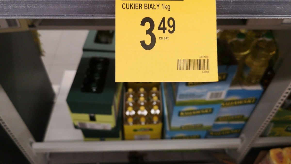 Brak cukru w Biedronce