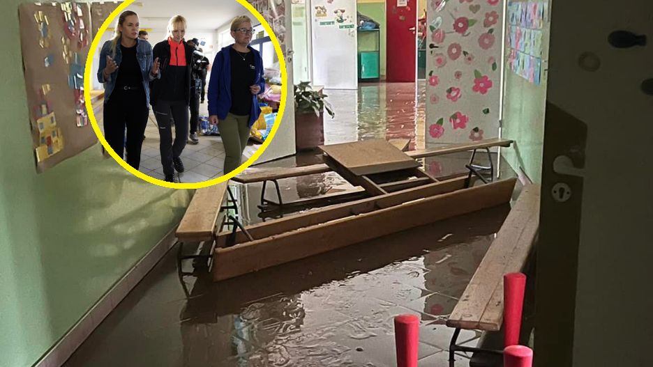 Powódź 2024. "Lekcje odbywają się w pokoju nauczycielskim"