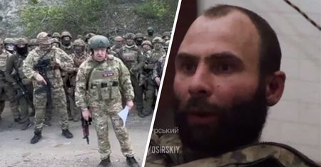 Ranny wagnerowiec porzucony przez towarzyszy. Mówi o "maszynce do mięsa"